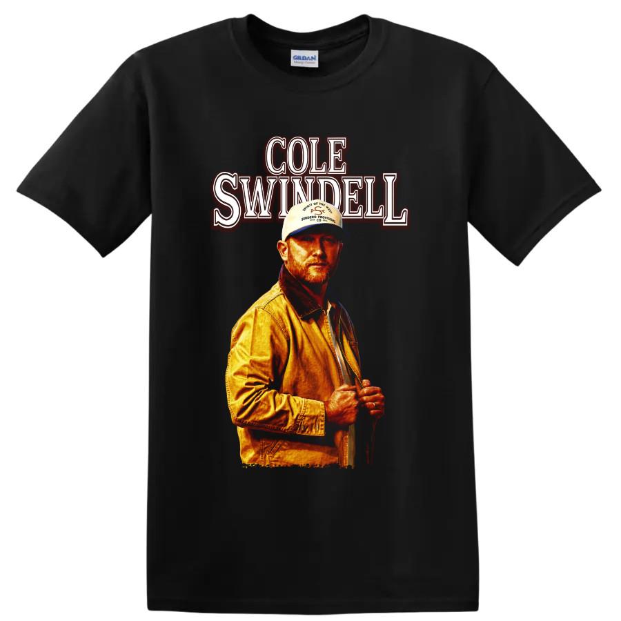Cole Swindell Country Sänger Porträt T-Shirt Konzert Musik Fan Grafik Kunst T-Shirt