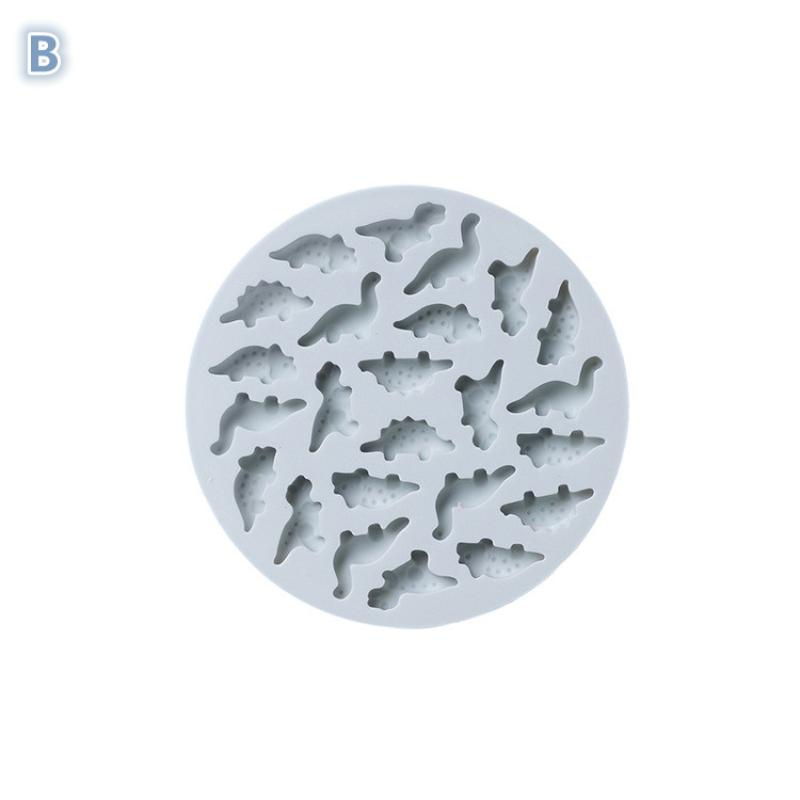 Cute Cartoon Dinosaur Silicone Mould 3D Dinosaur Theme DIY Fondant Cake Chocolate Mold Cake Mould Baking Accessories