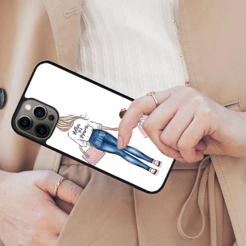 

Super Mom Love Kid Magnetic Phone Case For APPLE iPhone 17 Air 16 14 13 12 Pro Max 15 Plus Wireless Charge With MagSafe Cover iPhone 14