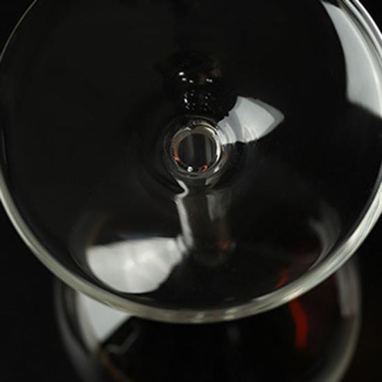 Inverted Wine Glass Set High Borosilicate Glass Heat-Resistant Goblets for Red White Wine Cocktails Unique Home Bar Gift