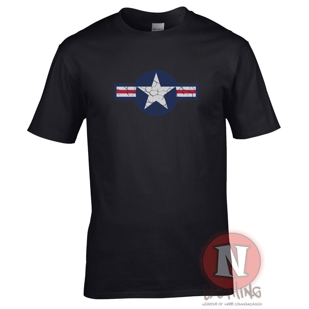 Zweiter Weltkrieg USAAF Logo T-Shirt Flying Fortress P51 Mustang P38 P47 P40 US Army Airforce