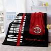 Ac Milan Personalized Name Blanket Multi-purpose Customizable Blanket Warmthful Decor Throw For Sofa Chair Office Couch All-Season Use