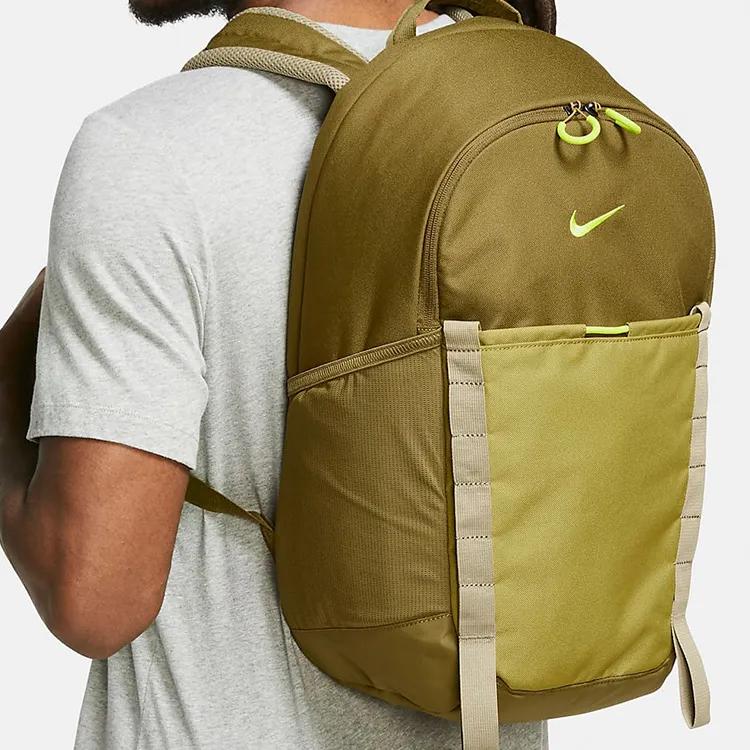 Nike Fabric Backpack Regular Unisex Olive Green (Unisex) Backpacks DJ9678 368