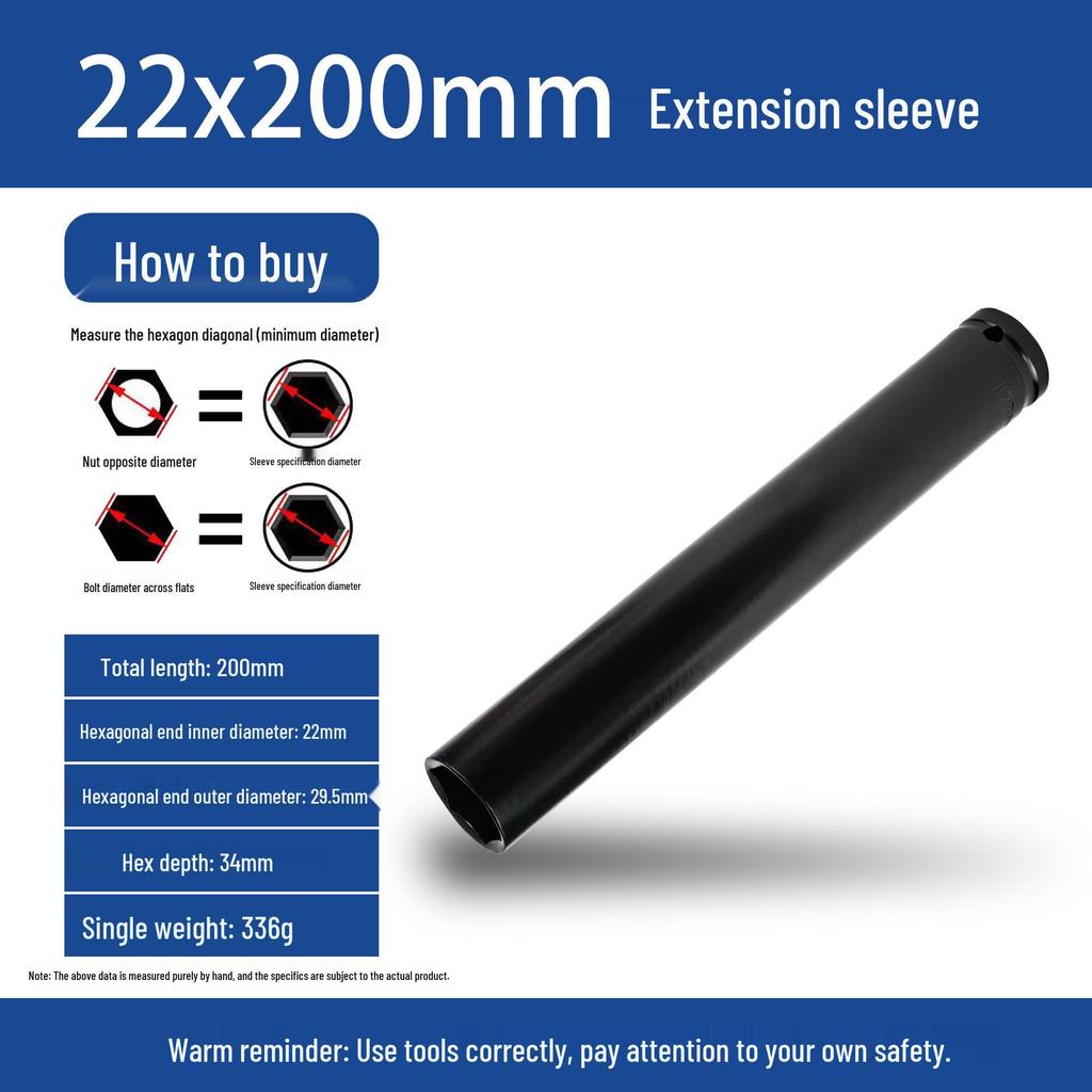 Electric Hex Impact Wrench Socket 1/2, 8-32 for Scaffolders & Carpenters