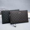 Sac à main à carreaux Mode Affaires Homme, Enveloppe Lettre, Portefeuille à main Homme, Léger pour les Trajets d'Affaires