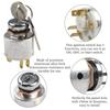 Keys Ignition Switch 12V 1pc Aluminum Brand New High Temperature Resistance Silver Car Lgnition Switch W/2 Keys