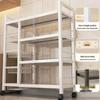 Multi-Layer Kitchen Microwave and Vegetable Storage Rack