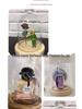 Heart-Shaped Glass Dome Display Cover for Miniatures