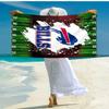 Proof Beach Towel with Buffalo Bill LOGO Pattern - Soft,absorbent,quick-drying,machine Washable - Perfect for Swimming,camping,bathing