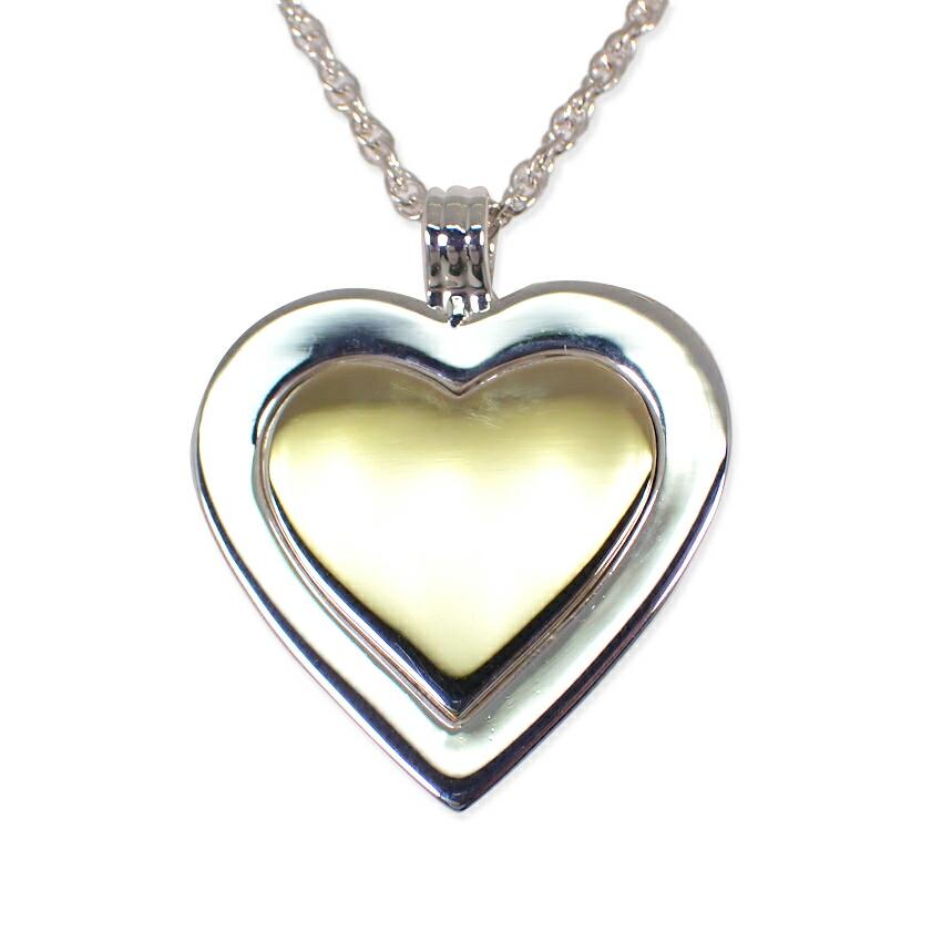 

[Used] TIFFANY 925/750 Heart Pendant Necklace j63-8