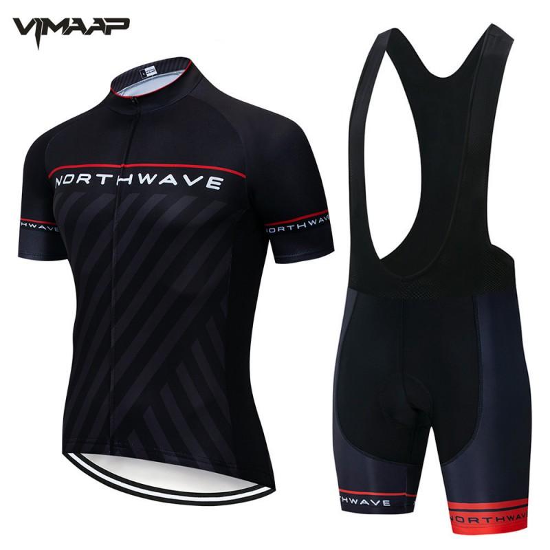 Mens Cycling Jersey Set Short Sleeve Breathable Mesh Bike Apparel Ride