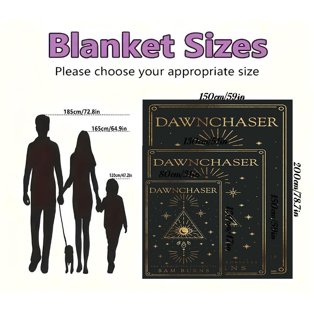 Dawnchaser: The Summertide ChroniclesBlanket Flannel Throw Blanket for Sofa, Bed, Travel, Camping, Office