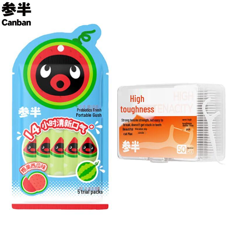 

Semibio Watermelon Burst Mouthwash & Dental Floss Kit