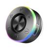 Waterproof Shower Speaker with Suction Cup/RGB Light Bluetooth-Compatible 5.2 Stereo Subwoofer for Bathroom Party Travel Outdoor