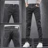 Men's Slim-Fit Multi-Color Jeans: Versatile, Comfortable Spring Pencil Pants
