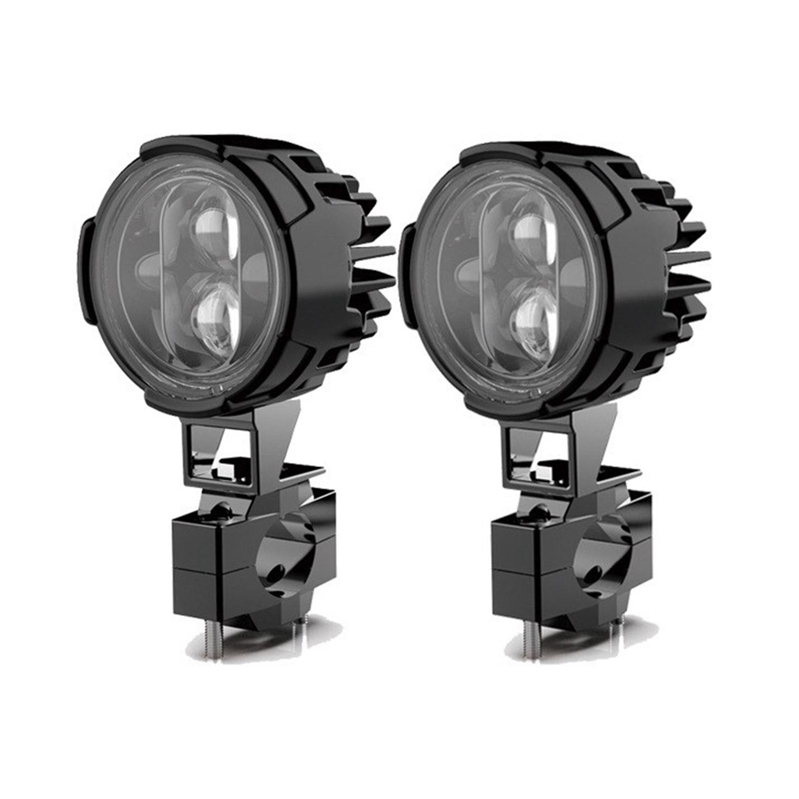 Led Driving Lights,120W 12000lm Spots Beam Fog Lights 120W Waterproof Motorcycle Pod Lights Universally Fit белый