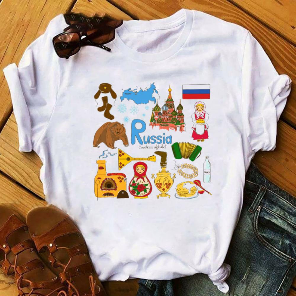 Womens Tshirt Paris Eiffel Tower Tee Cartoon Landmark Buildings of Various Countries Tshirt Daily Holiday Travel Streetwear