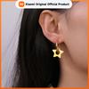 Skyrim Stainless Steel Star Drop Earrings Women Gold Color Hoop Earrings Fashion Jewelry Gift Wholesale