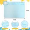 Silicone Art Mat & Drawing Board Set for Children with Detachable Clips and Foldable Wash Cup