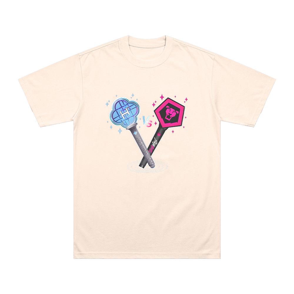 KPop Demon Hunters Light Sticks T-Shirt Summer Fashion Leisure High Quality Versatile Breathable Y2K Cotton Unisex T Shirt Tops