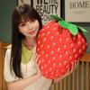 Yousheng Strawberry Plush Toy Eco-friendly No Odor Easy To Clean Cute Cartoon Fruit Soft Stuffed Doll Pillow Cushion