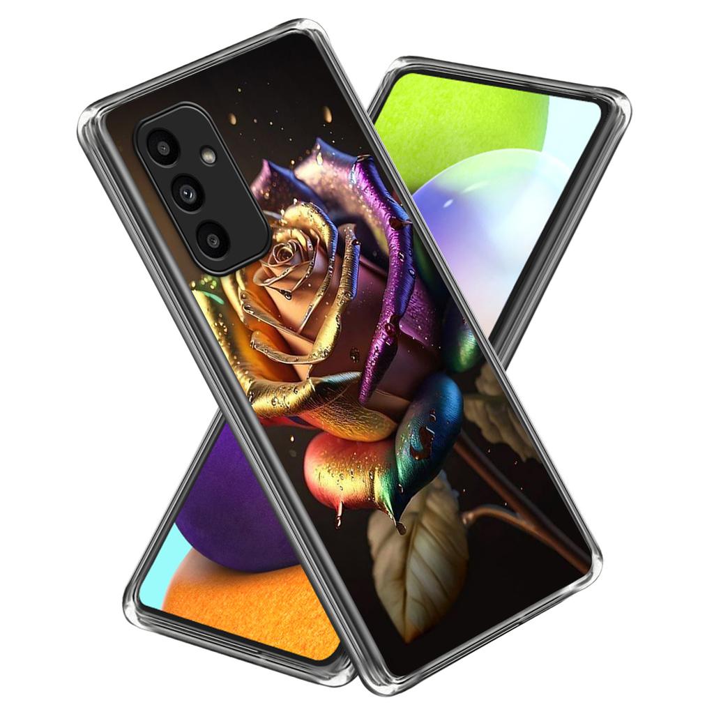 For Samsung Galaxy A15 4G/5G Case Shock-Absorbent TPU Pattern Printed Phone Cover