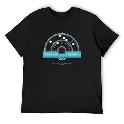 Aliens Motion Tracker Tričko anime postavičky vlastné blue lock street wear ťažké tričká pre mužov