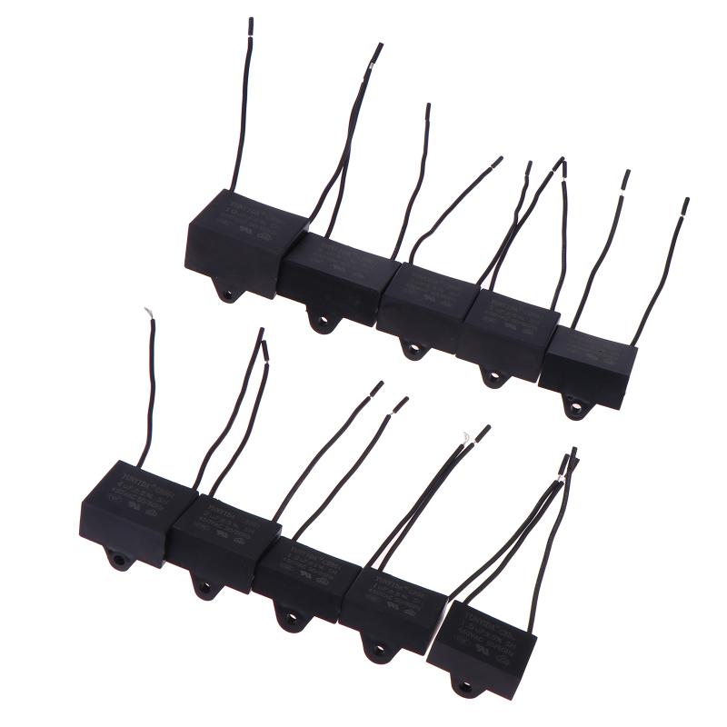 Cbb61 450V Lüfterkondensator 1/1.2/1.5/2/2.5/3/4/5/6/10 Uf Deckenventilator Motor Betrieb Rechteck Kondensatoren Kit