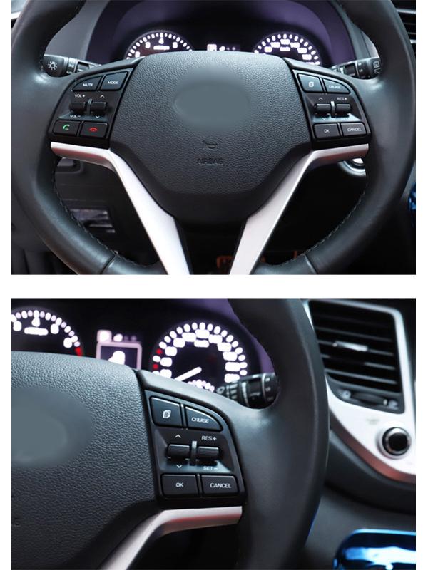 Modern 15/18 Tucson Steering Wheel Multi-Function Buttons: Bluetooth, Phone, Volume, Cruise Control