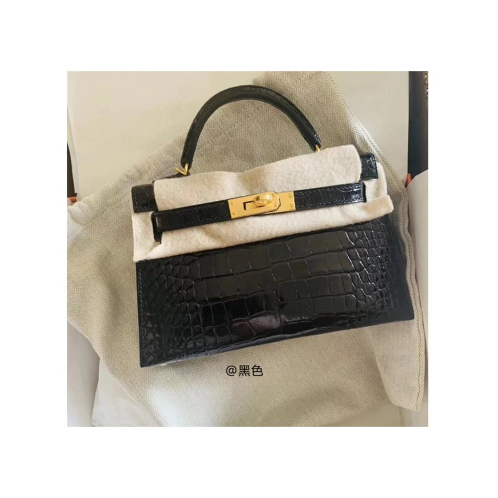 2025 New women's bag palm pattern second generation KellI bag cowhide mini Kelli bag shoulder bag crossbody handbag