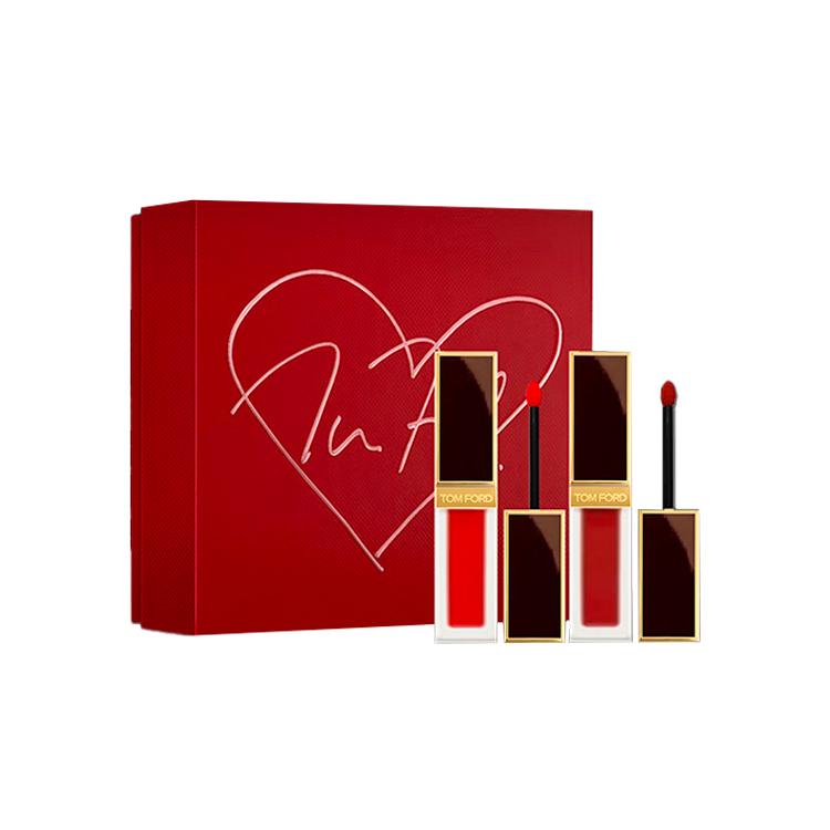Tom Ford Liquid Lip Luxe Matte Makeup Sets Easy to blend Velvet Matte Liquid Lipstick 129+122