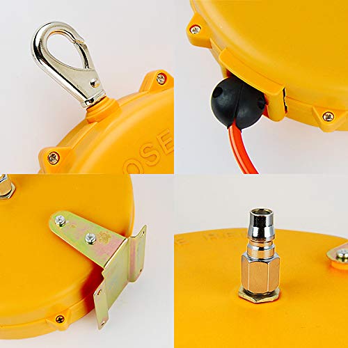 Ceiling/wall-mountable ceiling-mounted air hose reel, 8m/automatic retraction