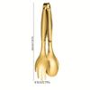 Non-Slip Stainless Steel Food Tongs Meat Salad Bread Serving Tongs BBQ Meat Bread Clip Kitchen Accessories Cooking Utensils