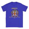 Unisex T Shirt Jamaica Coat Of Arms   TShirts Harajuku  Summer Tee Shirt Vintage Cotton Clothes Gift Idea