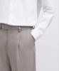 MUSINSA STANDARD Real Wide Hidden Elastic Waist Slacks [Light Beige]
