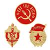 Unione Sovietica Creativa Bandiera Giorno della Vittoria Nastro di San Giorgio Spiga di Grano Spilla Distintivo Metallico Spille Metalliche Souvenir