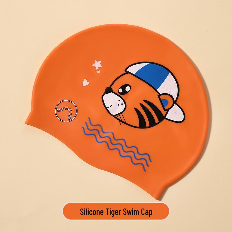 Children’s Anti-fog Waterproof Swimming Goggles - Non-tightening, Unisex, Diving, Water Sports, Swim Cap Compatible.