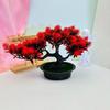 Greeting Pine Guests Artificial Tree Potted Plant For Garden And Office Display
