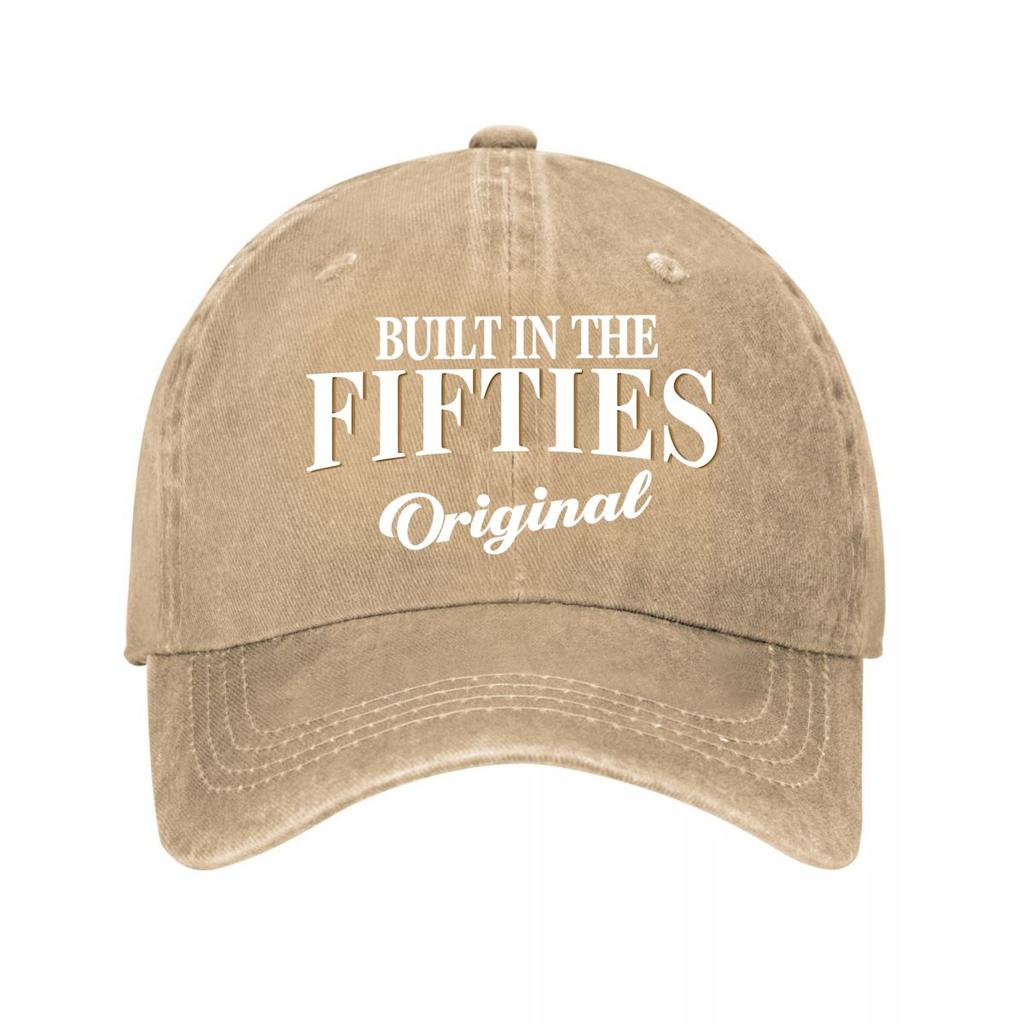 Vintage Built In The Fifties Original Multiple Colors New Vintage Washed Cotton Baseball Cap Parent Kids Sun Hats