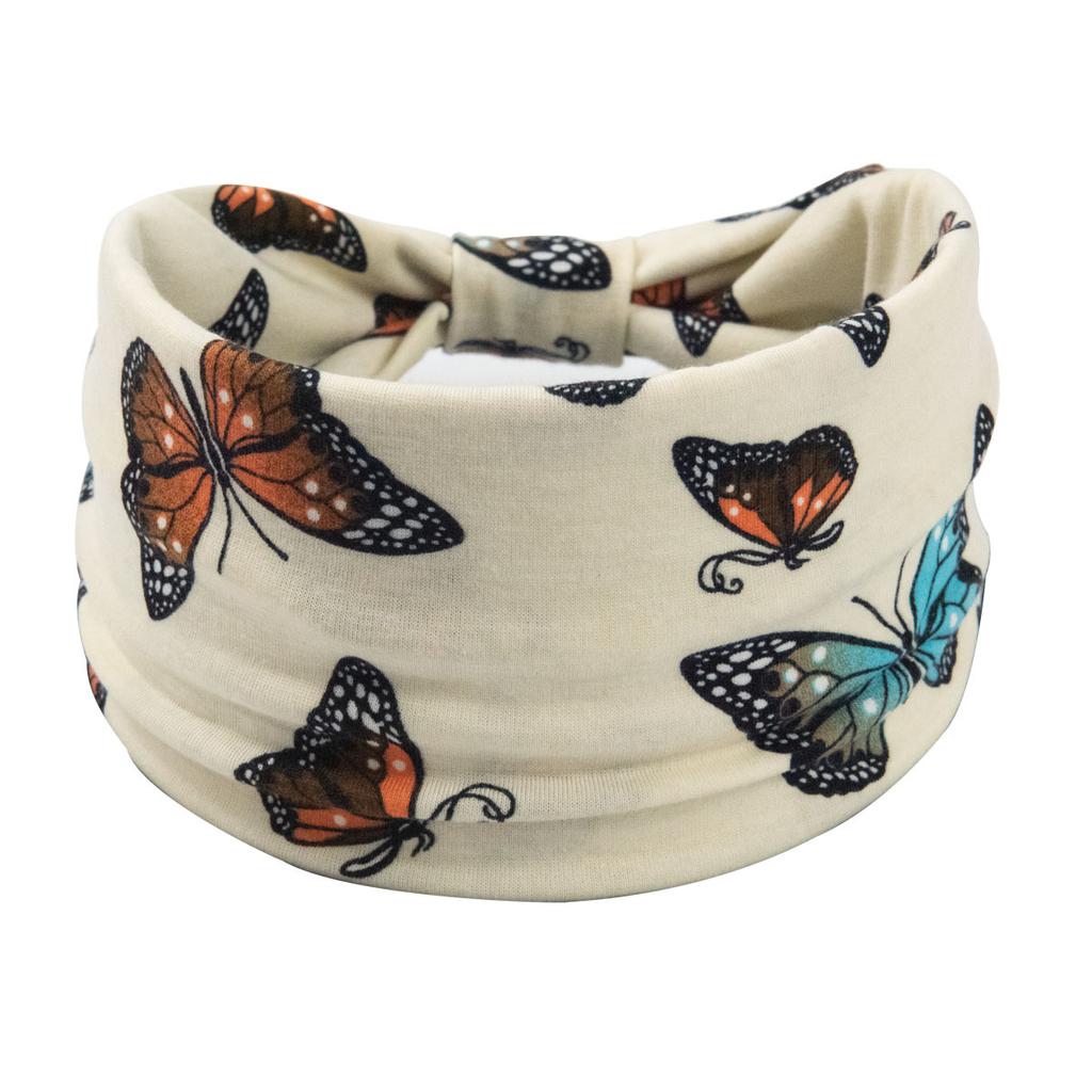 Bohemian Cashew Yoga Übung Stirnband Anti Schweiß und Feuchtigkeit Absorbieren Elastische Baumwolle Stirnband Knoten Stirnband