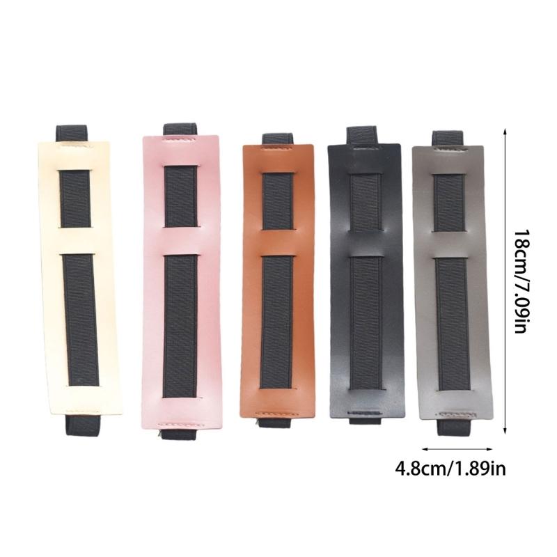 Elegant Leather Pen Case With Elastic Band Closure Accommodating Multiple Pen For Students Professional And Journal Enthusiasts