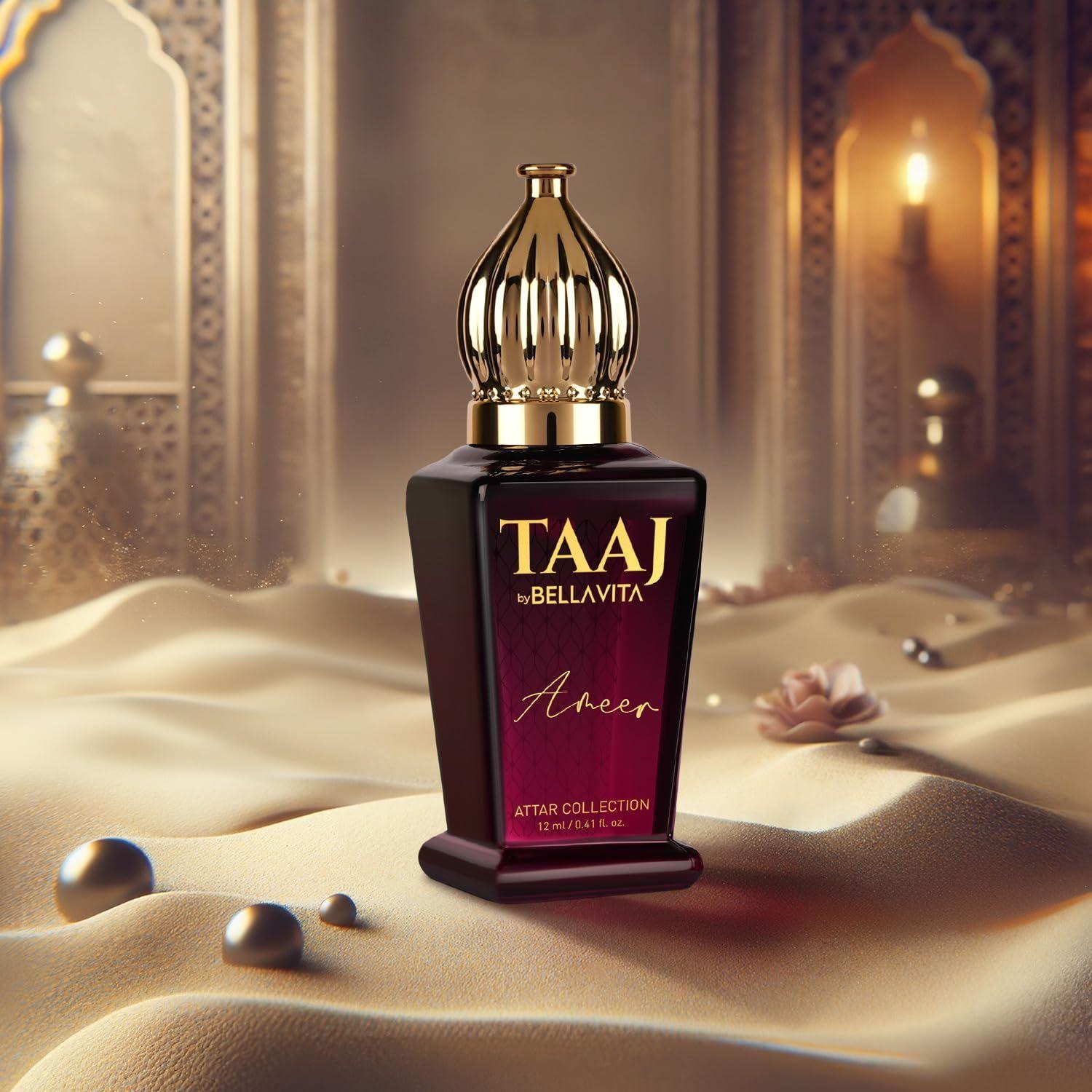 

Bella Vita Luxury TAAJ Ameer Attar з лимоном, тонка, ваніллю та пачулі для чоловіків і жінок