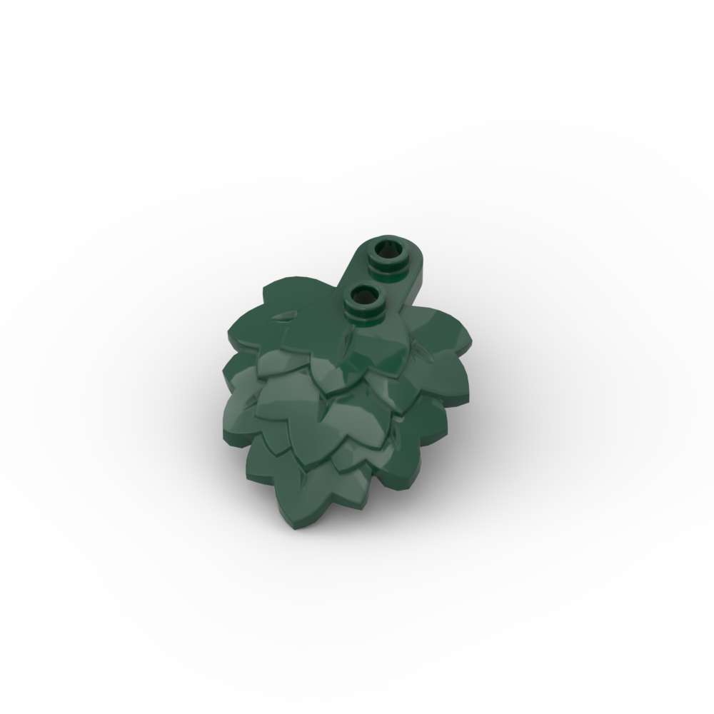 

Non-Toxic Moc 10Pcs 5058 Plant Plate Round 1X2 With Layered Leaves Building Blocks Botanical Leaf Flower Brick Particle Toys Birthday Gift