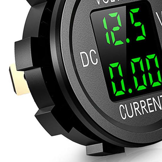 Excelent Tensiune Current Meter Aplicație largă Accesorii auto Protecție la scurtcircuit