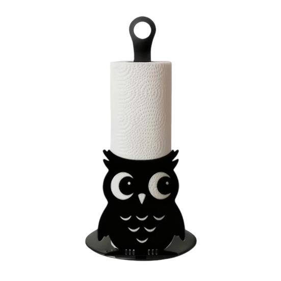 

Paper Towel Holder with Cute Pattern Design Kitchen Paper Roll Stand No Assembly Needed Kitchen Organizer