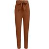 Women's Color Bow Pocket Leisure Time Elastic Waist Trouse Pants