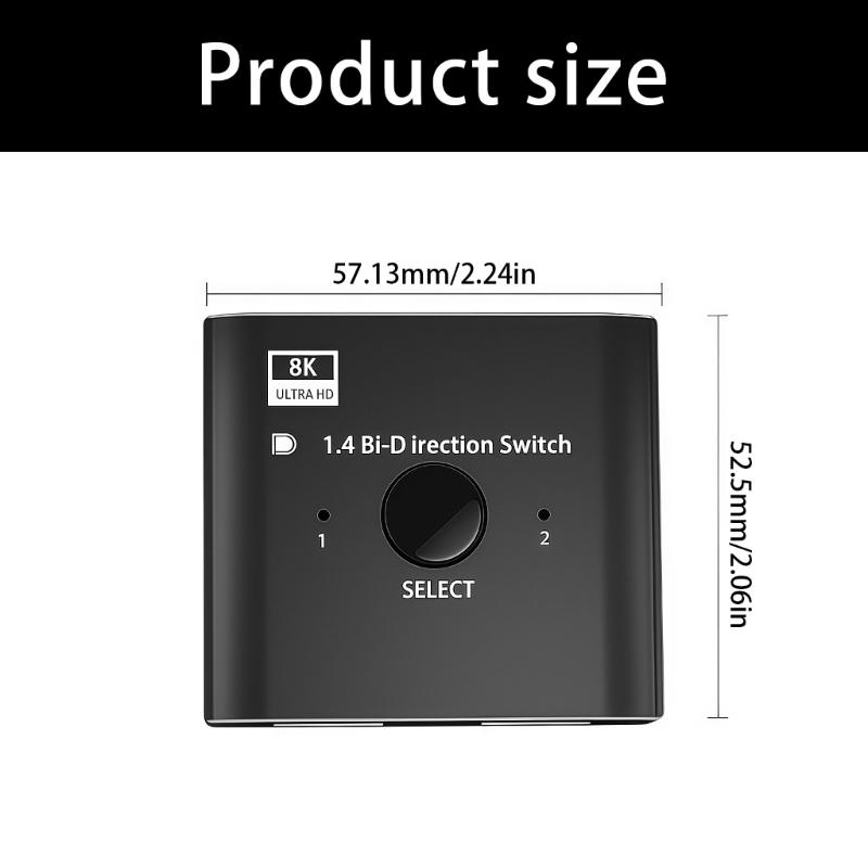 Quick 8K30Hz Video Switcher Supports Bidirectional Operation And Intelligent Selection For Various Screens