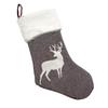 Christmas Stocking with Reindeer Motifs