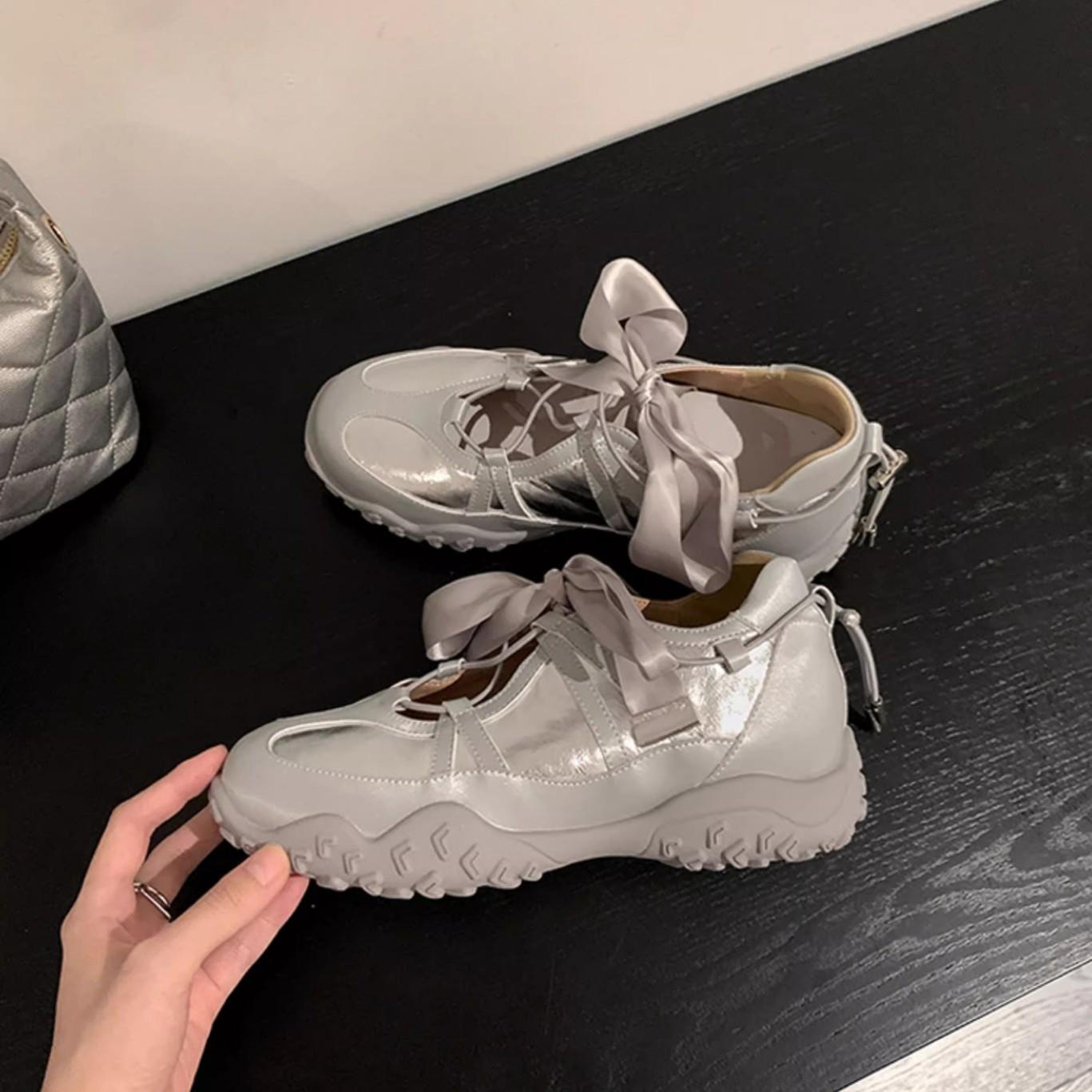 

Женские туфли Мэри Джейн модные балетки одинарные туфли платформа внутренняя высота увеличение четыре сезона повседневная обувь 35