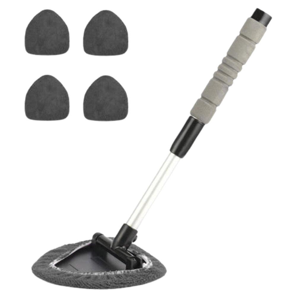 Środek do czyszczenia przedniej szyby samochodu Mikrofibra Szczotka do czyszczenia szyb samochodowych z zmywalną podkładką Wysuwany uchwyt Mop do mycia wnętrza samochodu